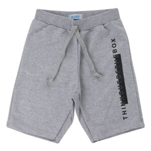 Bermuda Gijo Moletom Com Bolso Com Estampa