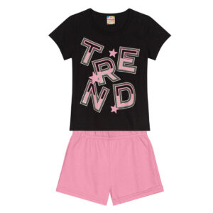 Conjunto Brandili Trend Preto Feminino