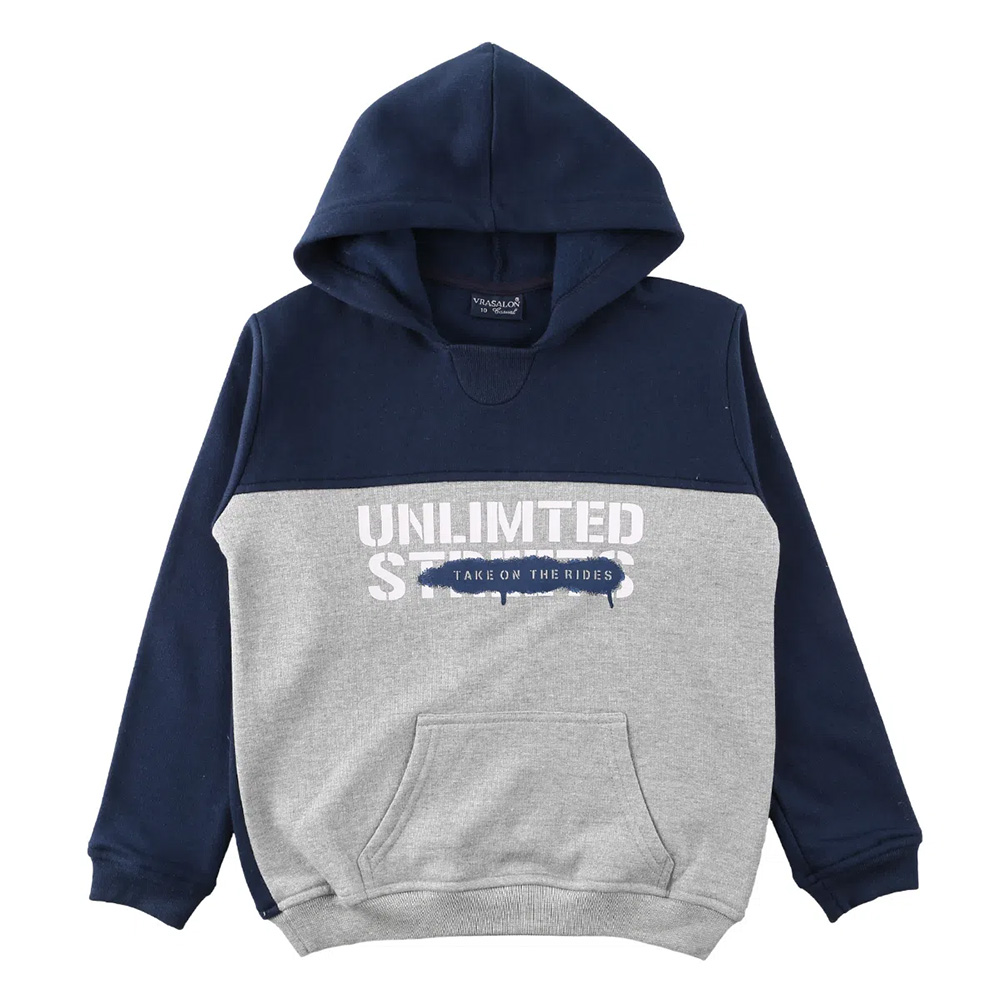 Conjunto Juvenil Vrasalon Blusão Take On Marinho + Calça Jogger - Imagem 3