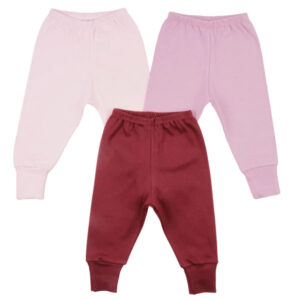 Kit Mijão Baby Best Pé Reversível Premium Tons de Rosa - 03 Peças